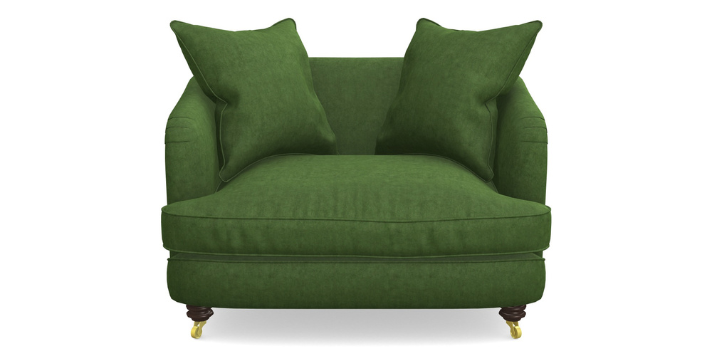 Product photograph of Helmsley Snuggler In Clever Tough And Eco Velvet - Shamrock from Sofas and Stuff Limited