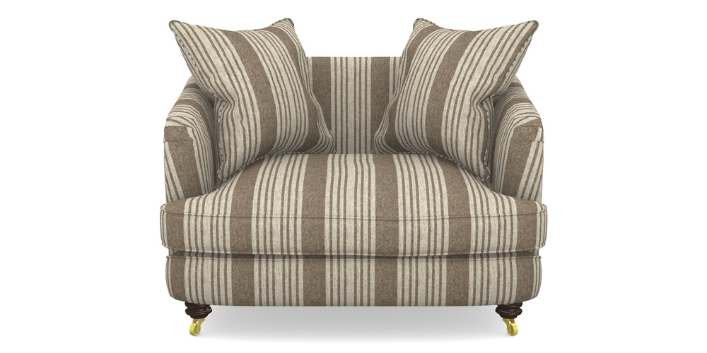 Product photograph of Helmsley Snuggler In Cloth 22 - Bayadere - Peat from Sofas and Stuff Limited