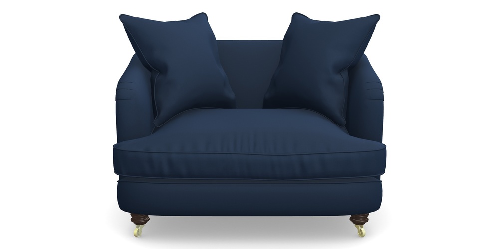 Product photograph of Helmsley Snuggler In House Velvet - Indigo from Sofas and Stuff Limited