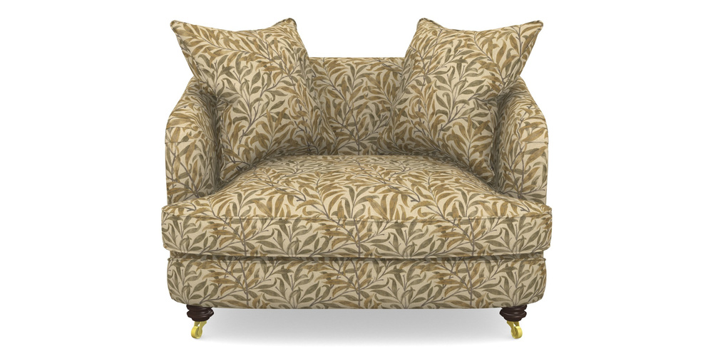 Product photograph of Helmsley Snuggler In V A Drawn From Nature - Willow Bough Large - Gold from Sofas and Stuff Limited