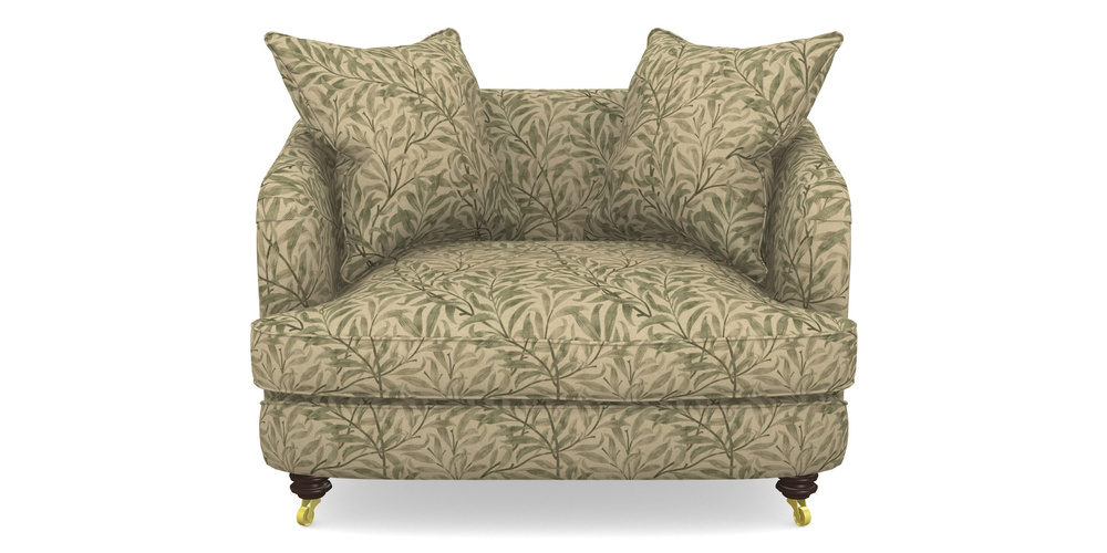 Product photograph of Helmsley Snuggler In V A Drawn From Nature - Willow Bough Large - Light Green from Sofas and Stuff Limited