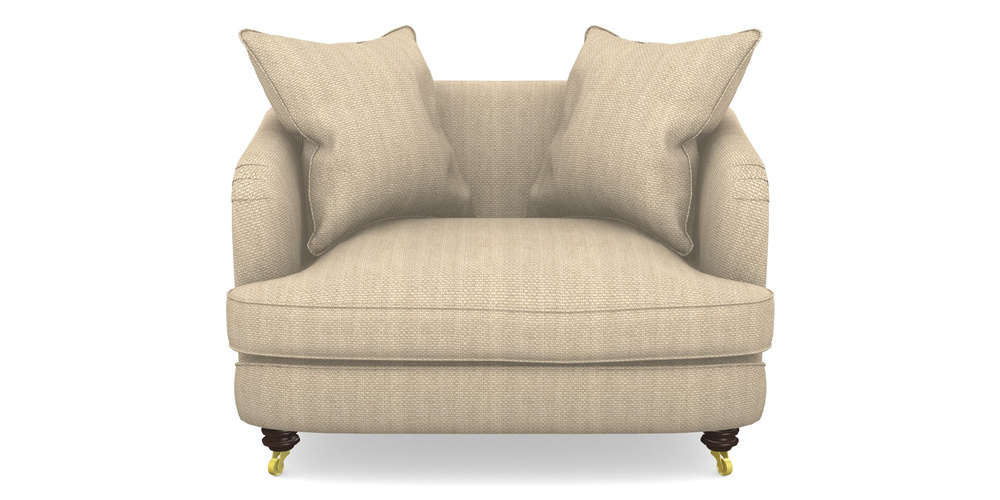 Product photograph of Helmsley Snuggler In Cloth 22 Weaves - White Sands Linen - Chalk from Sofas and Stuff Limited