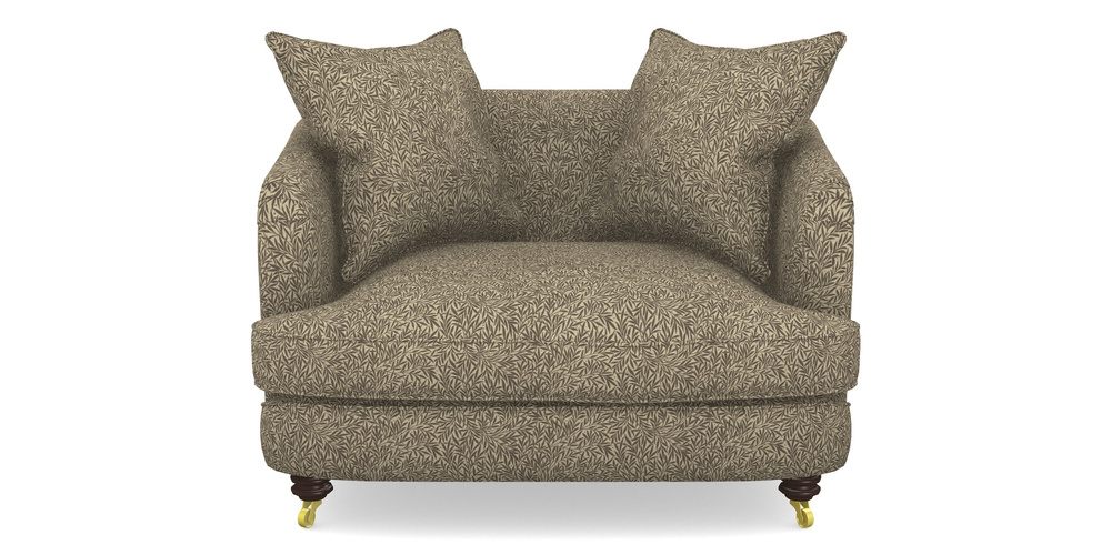 Product photograph of Helmsley Snuggler In V A Drawn From Nature Collection - Willow - Brown from Sofas and Stuff Limited