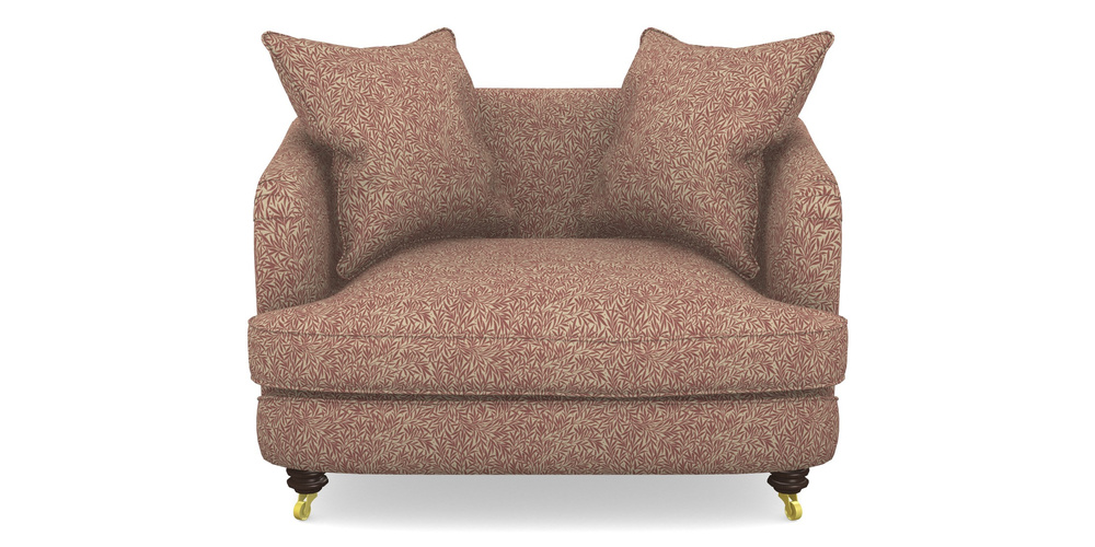 Product photograph of Helmsley Snuggler In V A Drawn From Nature Collection - Willow - Red from Sofas and Stuff Limited