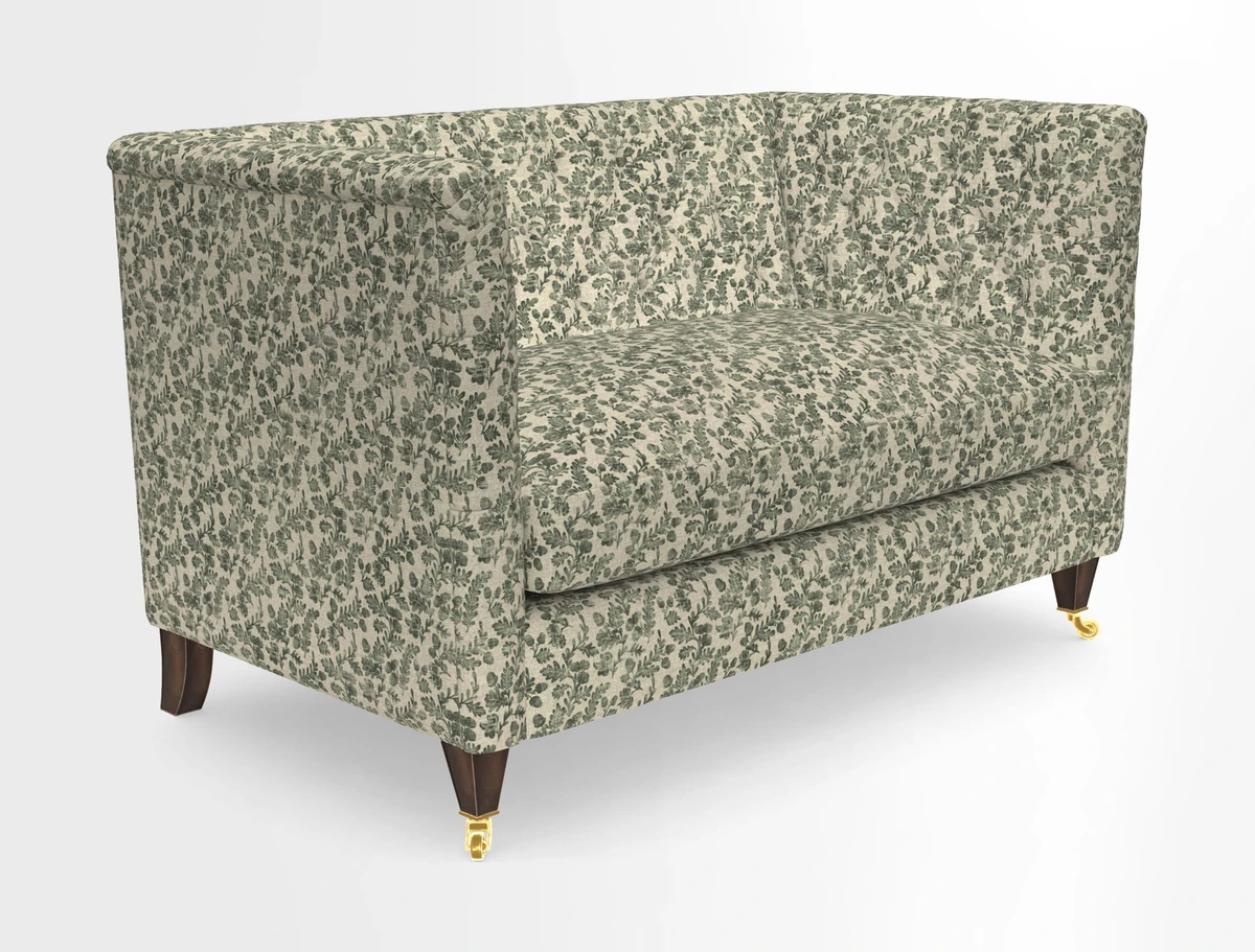 Holt 2 Seater Sofa in Cloth 22 Grand Teton Jade Seat in Cloth 22 Cedar Breaks Jade
