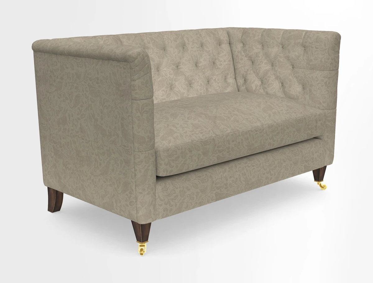 Holt 2 Seater Sofa in Cloth 22 Grand Teton Jade Seat in Cloth 22 Cedar Breaks Jade