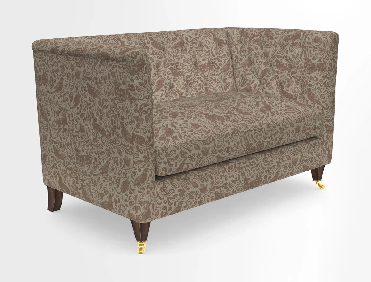 Holt 2 Seater Sofa in Cloth 22 Grand Teton Jade Seat in Cloth 22 Cedar Breaks Jade