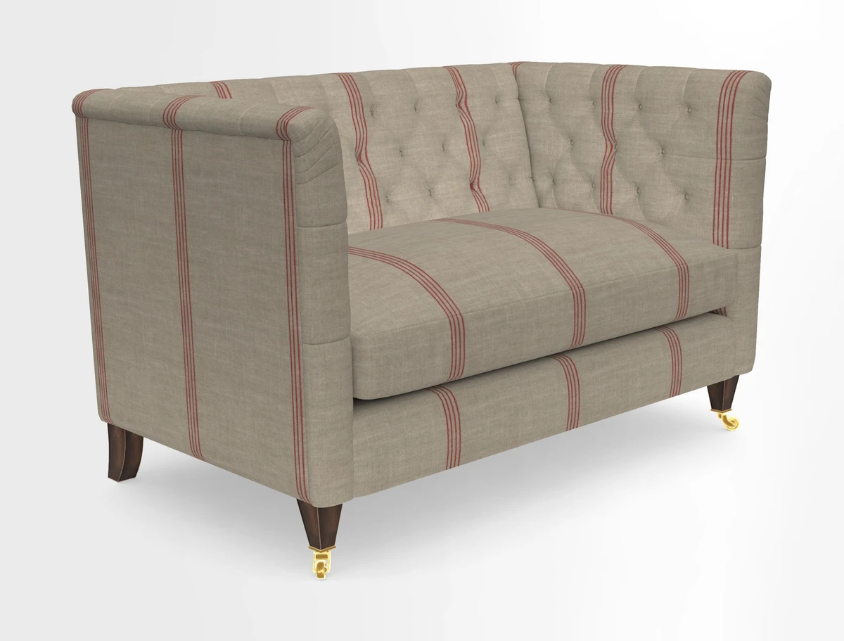 Holt 2 Seater Sofa in Cloth 22 Grand Teton Jade Seat in Cloth 22 Cedar Breaks Jade