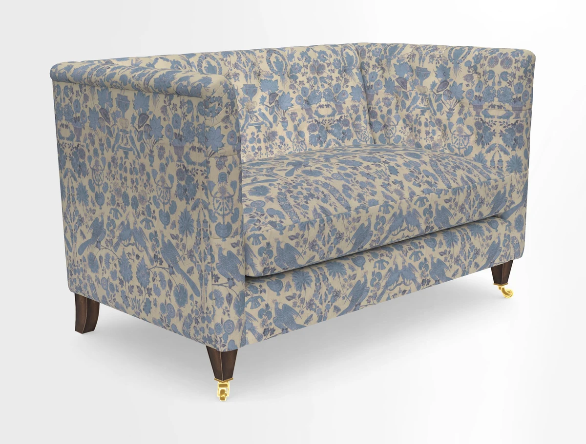Holt 2 Seater Sofa in Cloth 22 Grand Teton Jade Seat in Cloth 22 Cedar Breaks Jade
