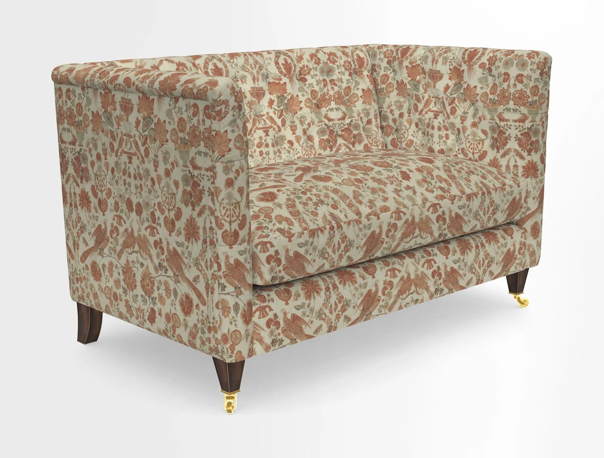 Holt 2 Seater Sofa in Cloth 22 Grand Teton Jade Seat in Cloth 22 Cedar Breaks Jade