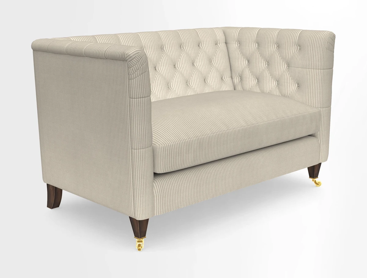 Holt 2 Seater Sofa in Cloth 22 Grand Teton Jade Seat in Cloth 22 Cedar Breaks Jade