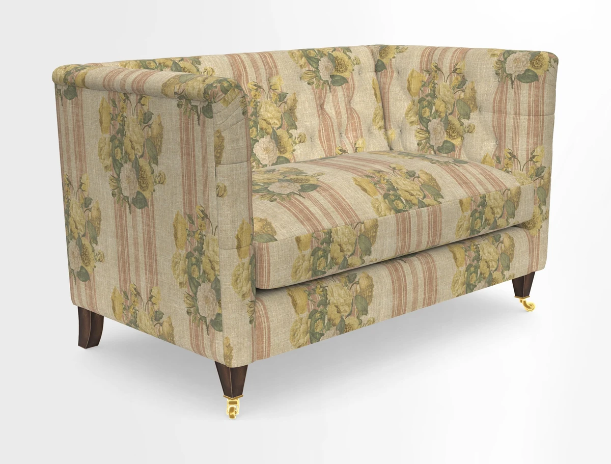 Holt 2 Seater Sofa in Cloth 22 Grand Teton Jade Seat in Cloth 22 Cedar Breaks Jade