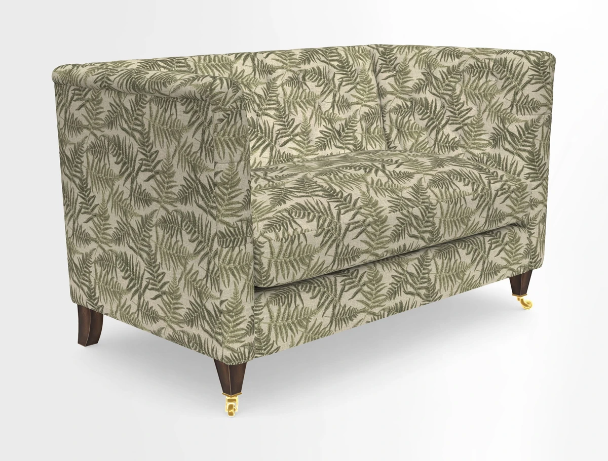 Holt 2 Seater Sofa in Cloth 22 Grand Teton Jade Seat in Cloth 22 Cedar Breaks Jade