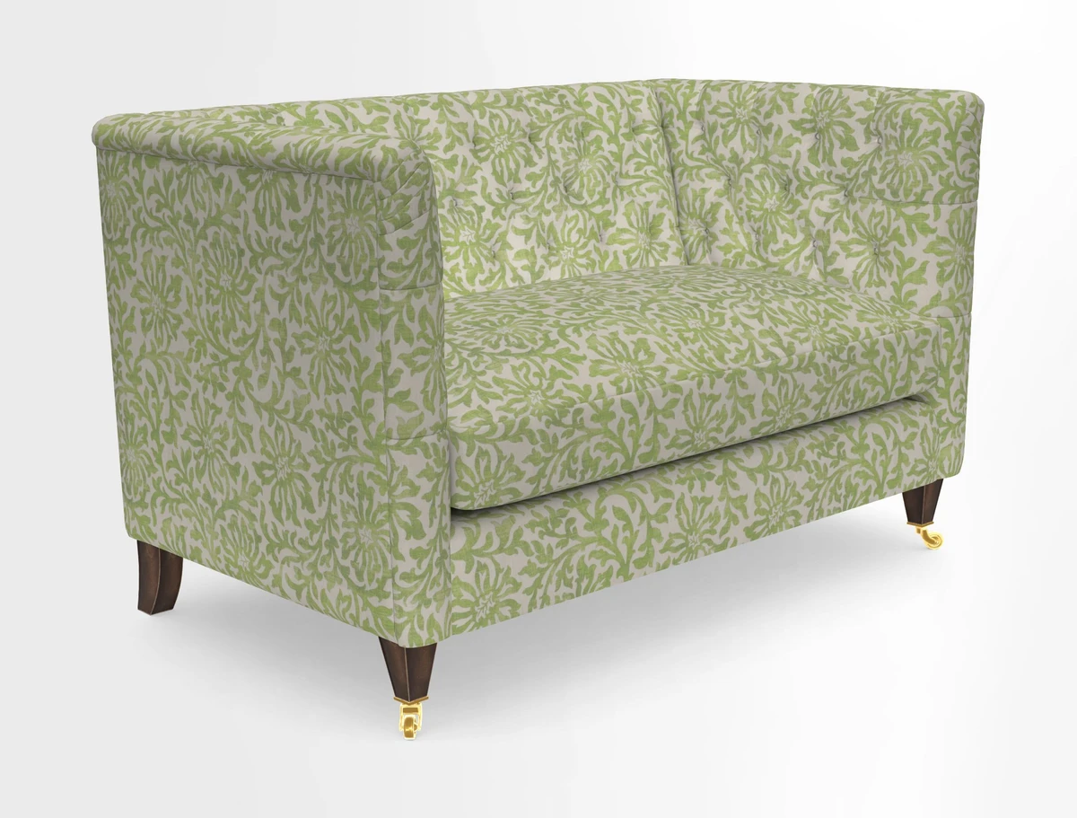 Holt 2 Seater Sofa in Cloth 22 Grand Teton Jade Seat in Cloth 22 Cedar Breaks Jade