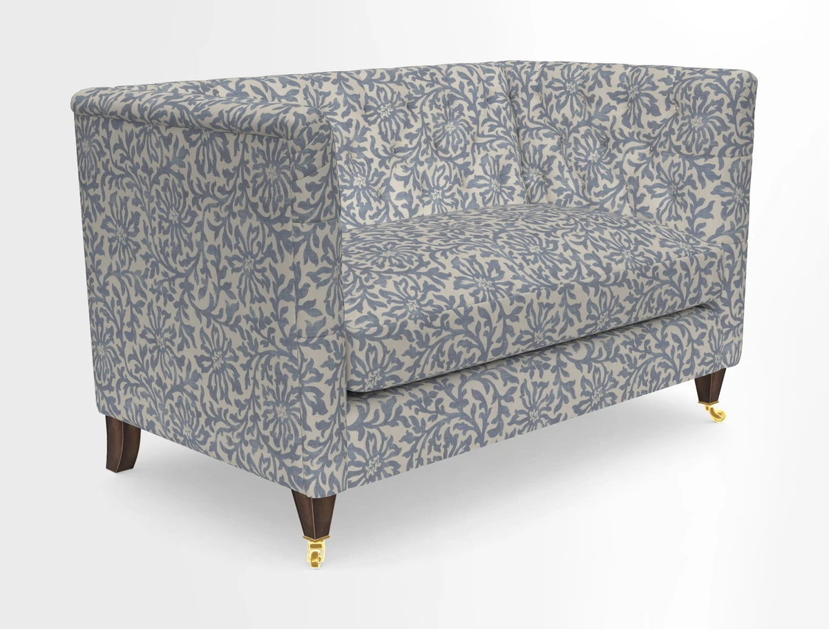 Holt 2 Seater Sofa in Cloth 22 Grand Teton Jade Seat in Cloth 22 Cedar Breaks Jade