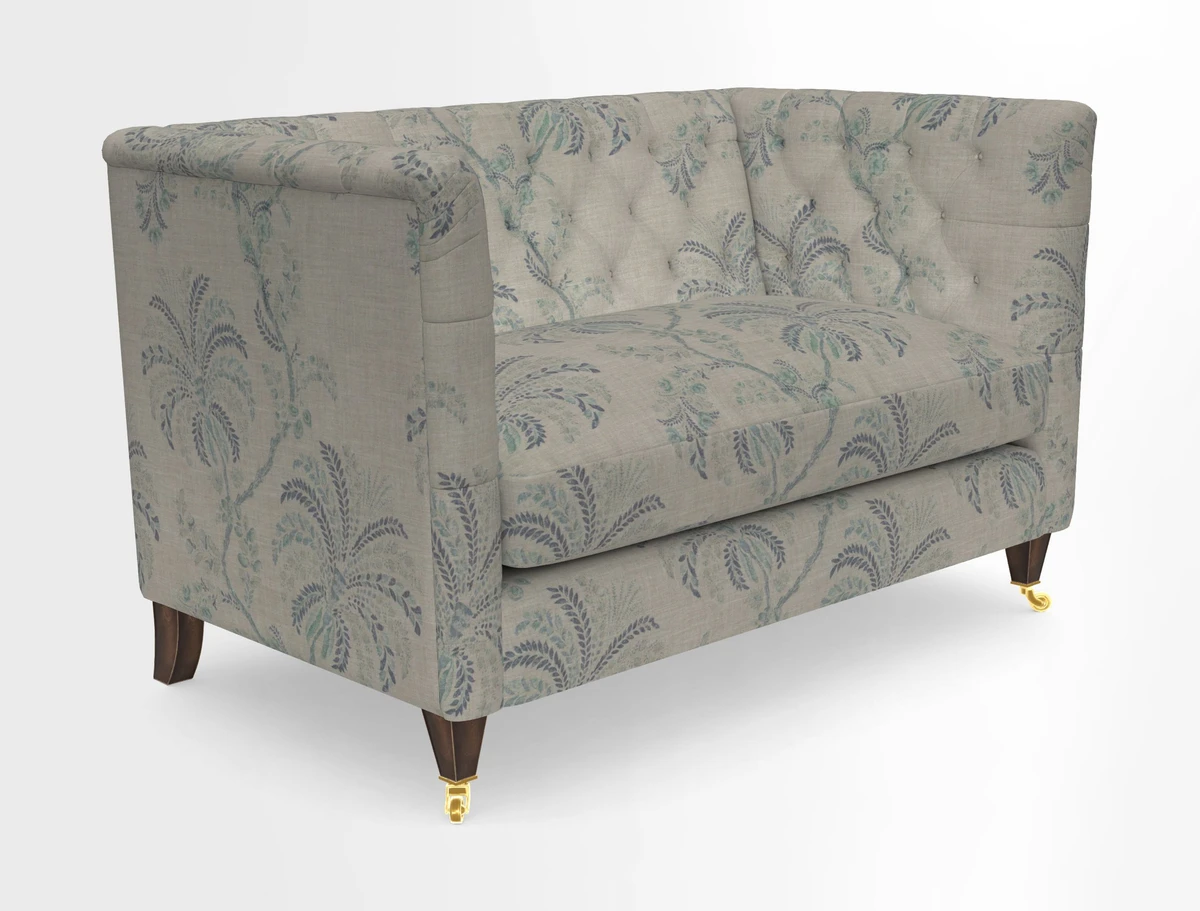 Holt 2 Seater Sofa in Cloth 22 Grand Teton Jade Seat in Cloth 22 Cedar Breaks Jade