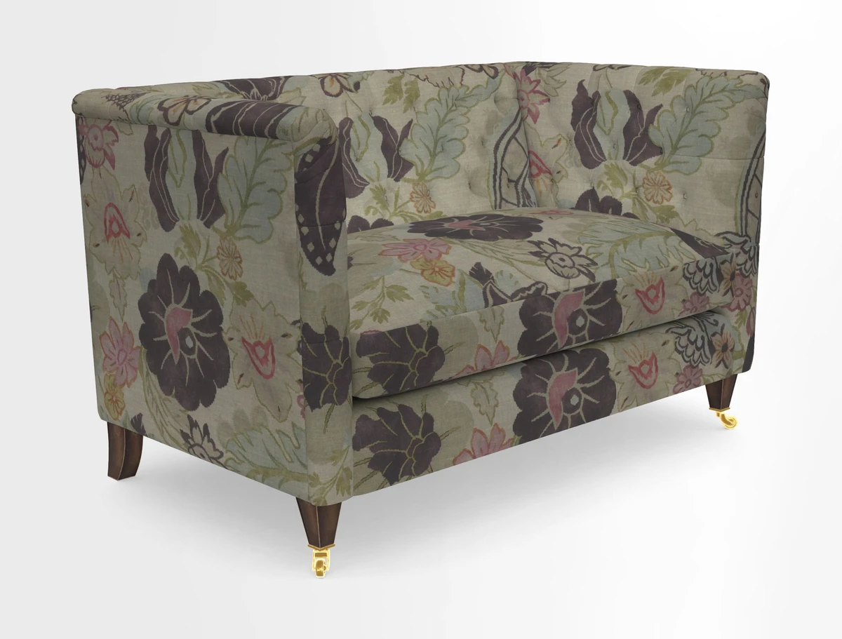 Holt 2 Seater Sofa in Cloth 22 Grand Teton Jade Seat in Cloth 22 Cedar Breaks Jade