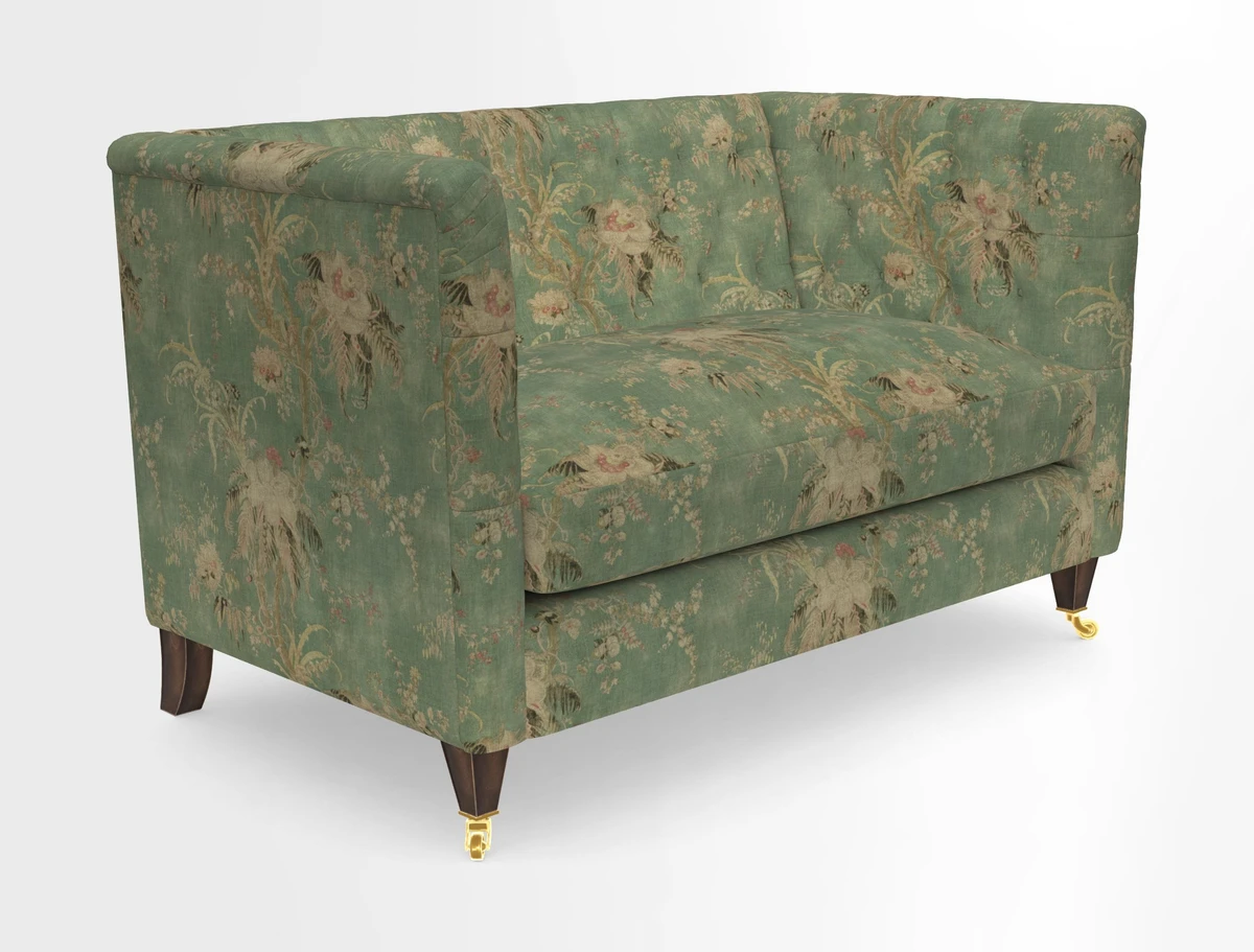 Holt 2 Seater Sofa in Cloth 22 Grand Teton Jade Seat in Cloth 22 Cedar Breaks Jade