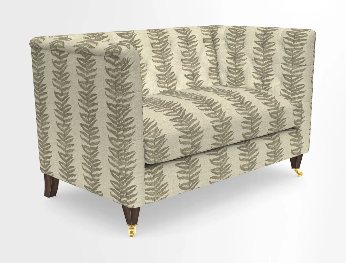 Holt 2 Seater Sofa in Cloth 22 Grand Teton Jade Seat in Cloth 22 Cedar Breaks Jade