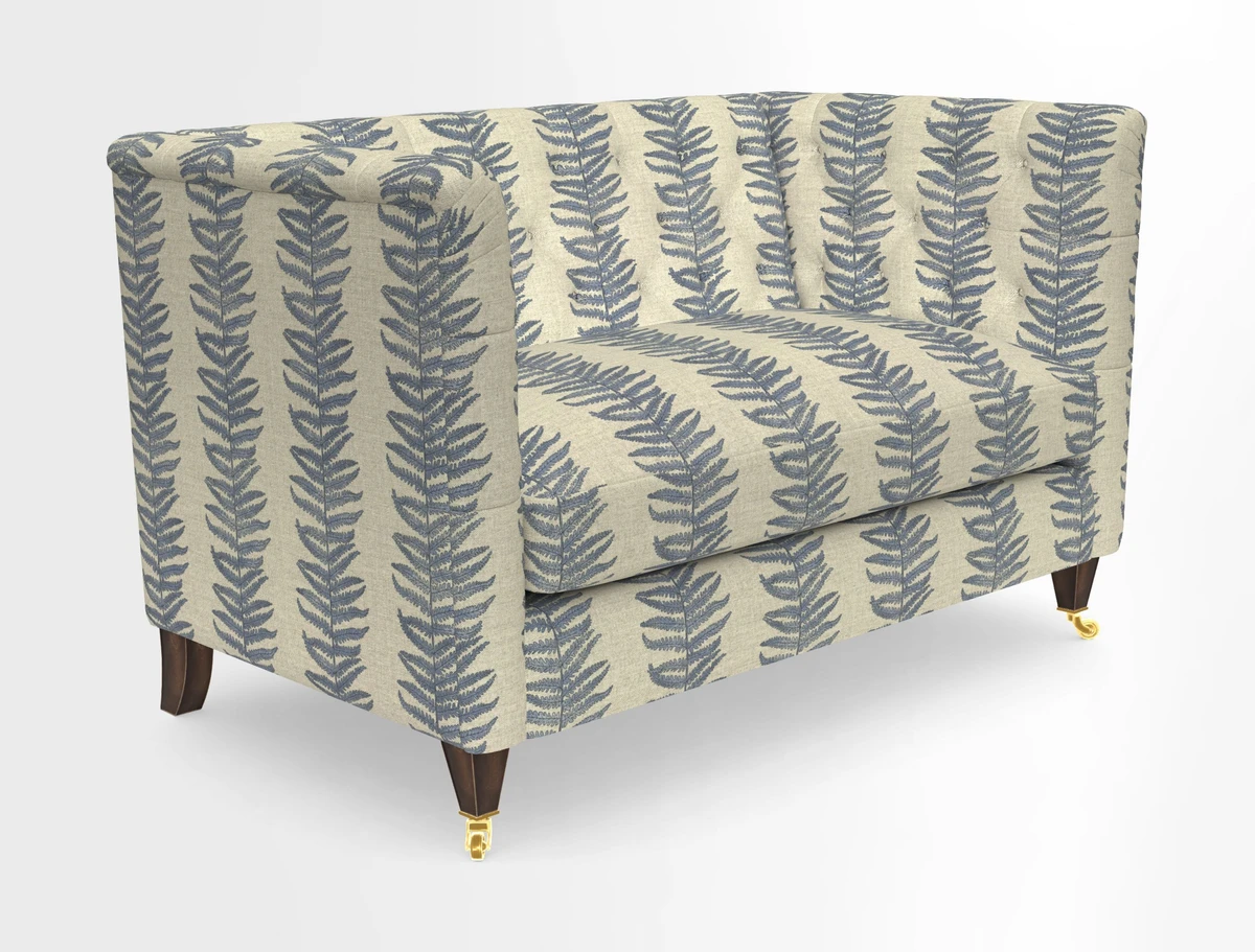Holt 2 Seater Sofa in Cloth 22 Grand Teton Jade Seat in Cloth 22 Cedar Breaks Jade