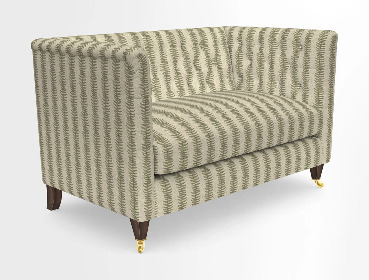 Holt 2 Seater Sofa in Cloth 22 Grand Teton Jade Seat in Cloth 22 Cedar Breaks Jade