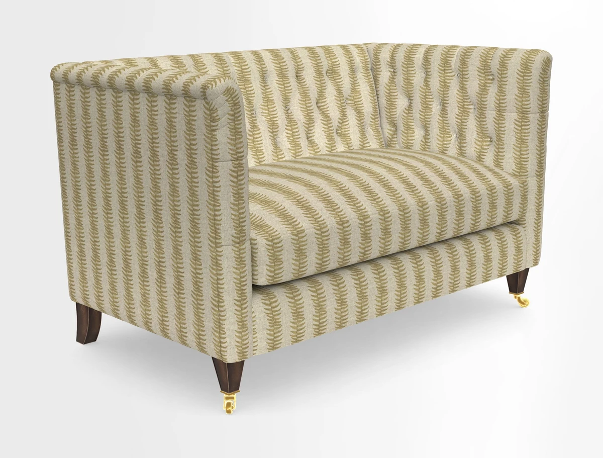 Holt 2 Seater Sofa in Cloth 22 Grand Teton Jade Seat in Cloth 22 Cedar Breaks Jade
