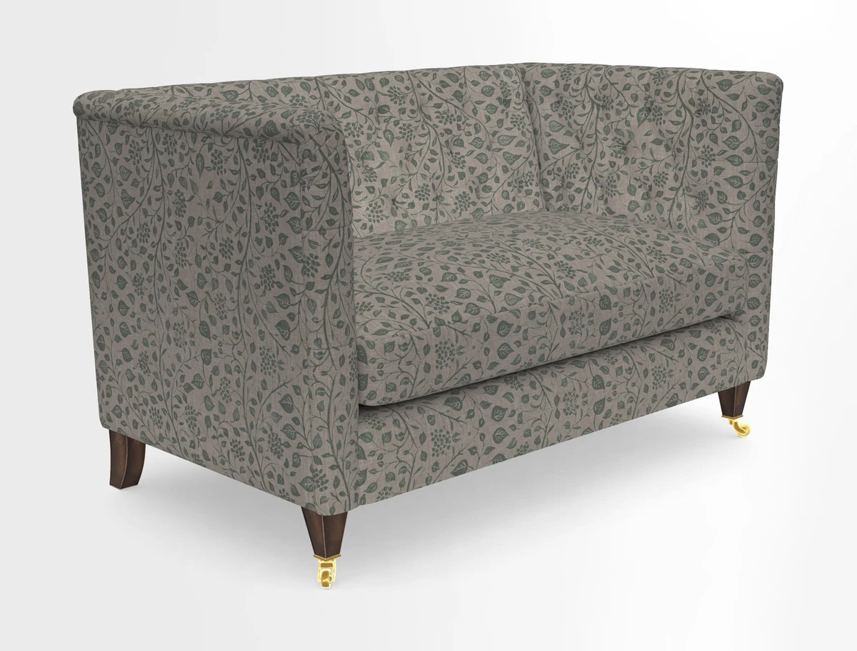 Holt 2 Seater Sofa in Cloth 22 Grand Teton Jade Seat in Cloth 22 Cedar Breaks Jade