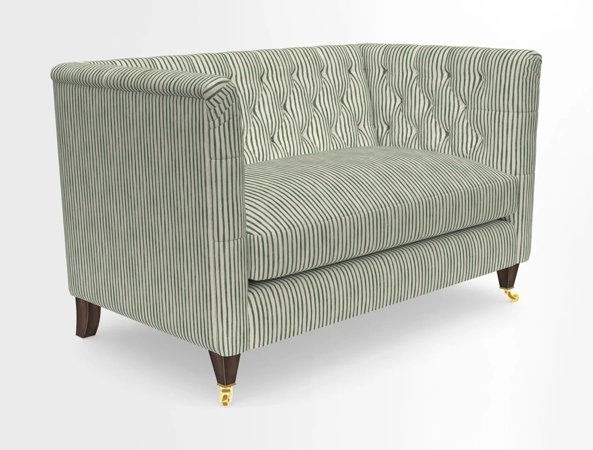 Holt 2 Seater Sofa in Cloth 22 Grand Teton Jade Seat in Cloth 22 Cedar Breaks Jade
