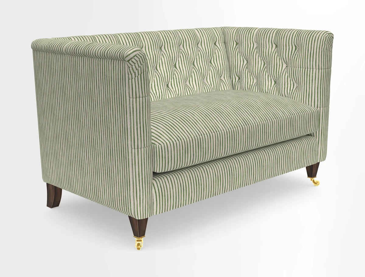 Holt 2 Seater Sofa in Cloth 22 Grand Teton Jade Seat in Cloth 22 Cedar Breaks Jade