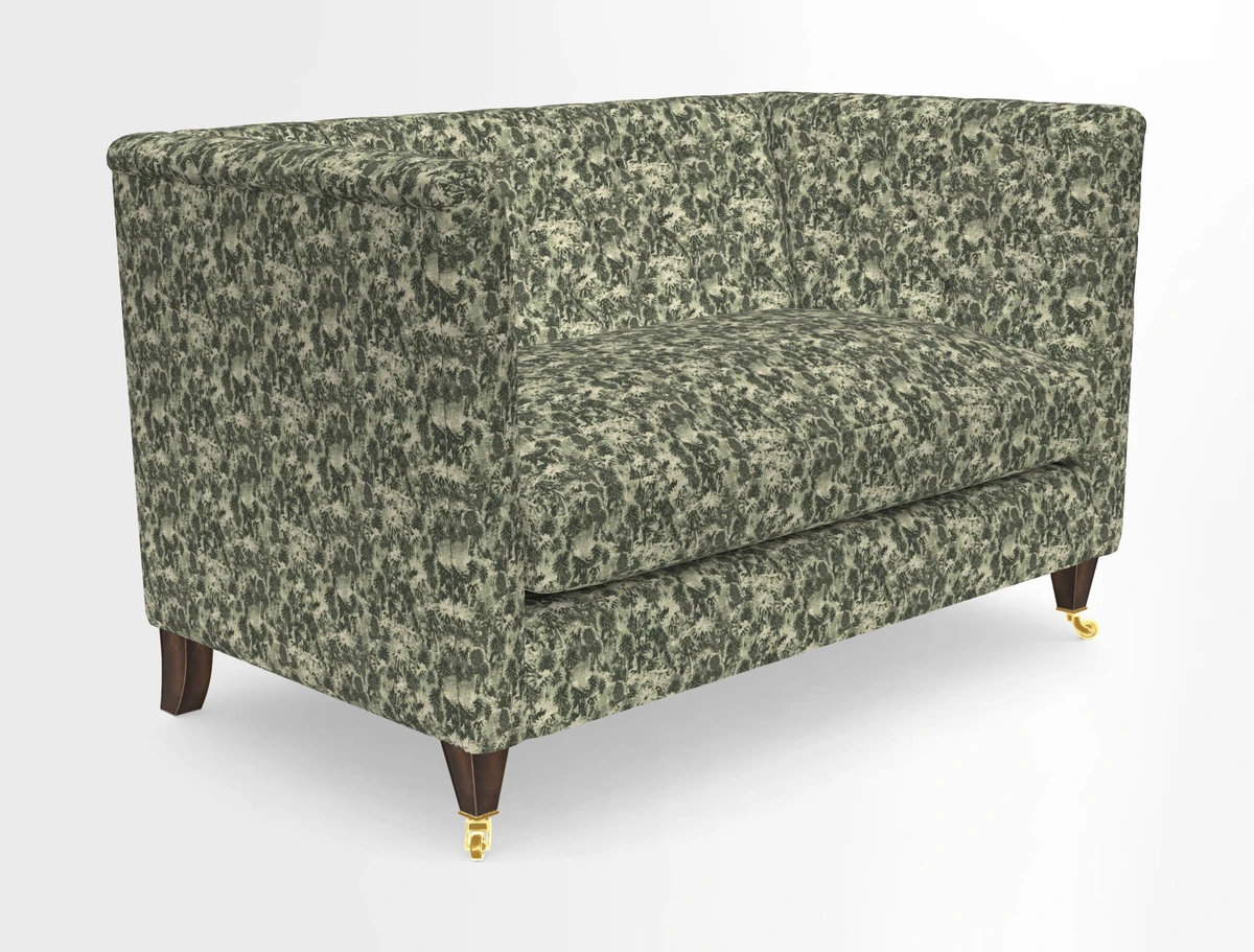 Holt 2 Seater Sofa in Cloth 22 Grand Teton Jade Seat in Cloth 22 Cedar Breaks Jade