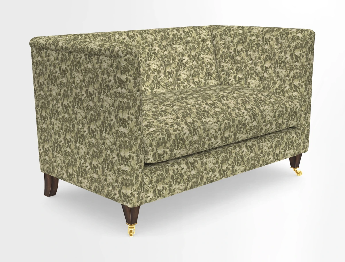 Holt 2 Seater Sofa in Cloth 22 Grand Teton Jade Seat in Cloth 22 Cedar Breaks Jade