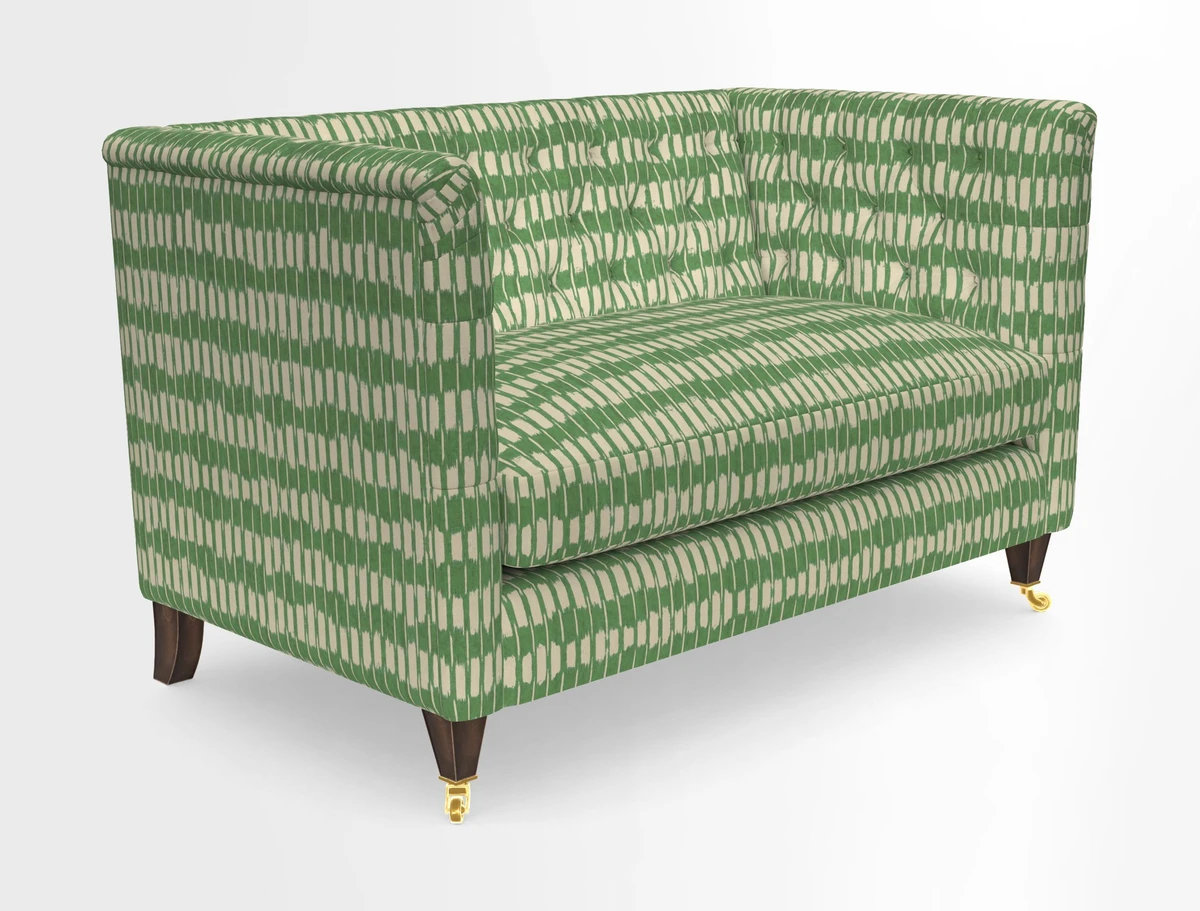 Holt 2 Seater Sofa in Cloth 22 Grand Teton Jade Seat in Cloth 22 Cedar Breaks Jade