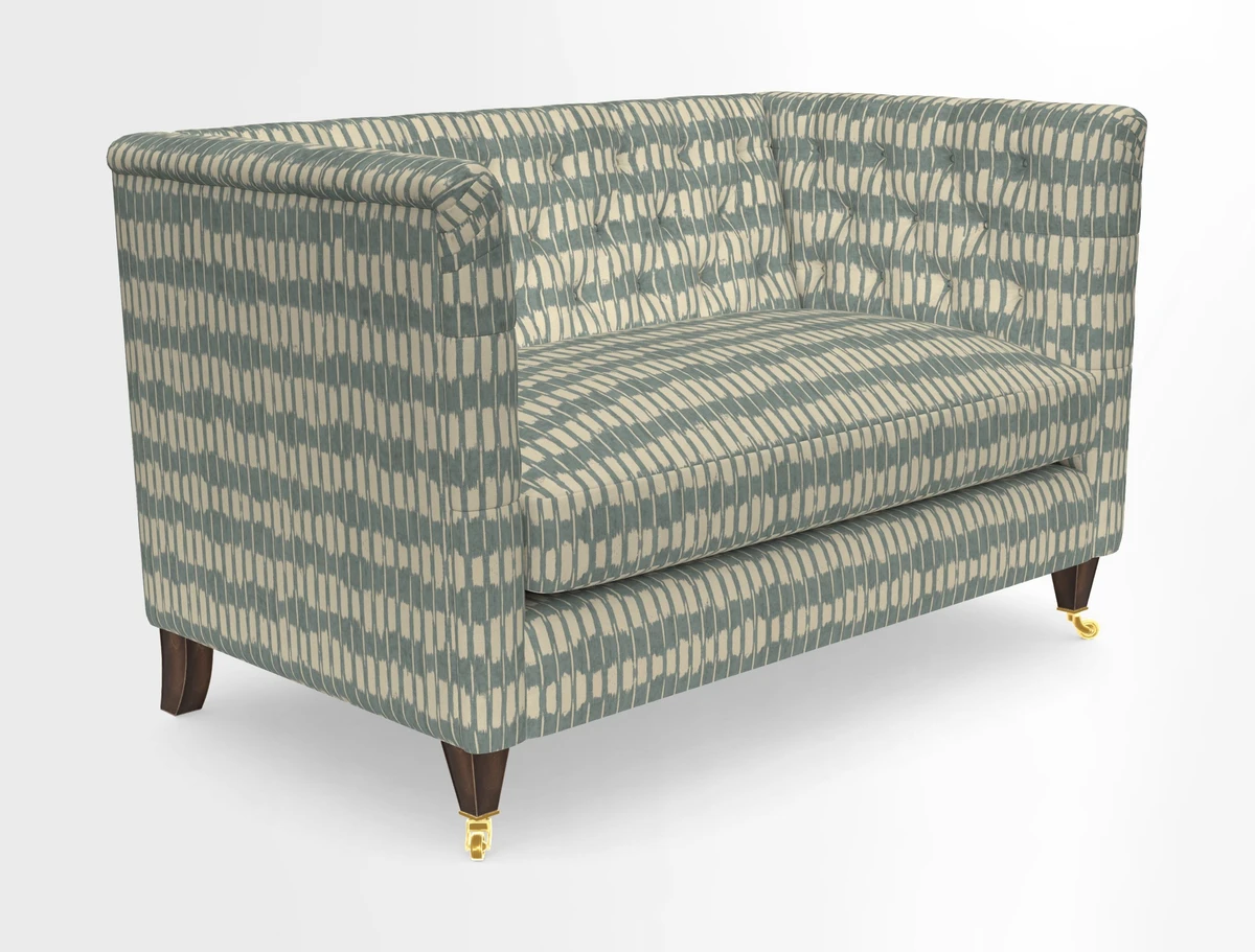 Holt 2 Seater Sofa in Cloth 22 Grand Teton Jade Seat in Cloth 22 Cedar Breaks Jade