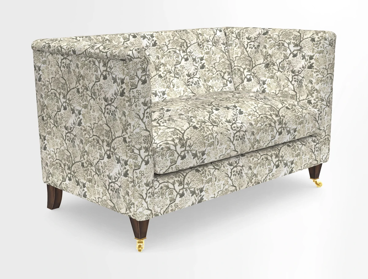 Holt 2 Seater Sofa in Cloth 22 Grand Teton Jade Seat in Cloth 22 Cedar Breaks Jade