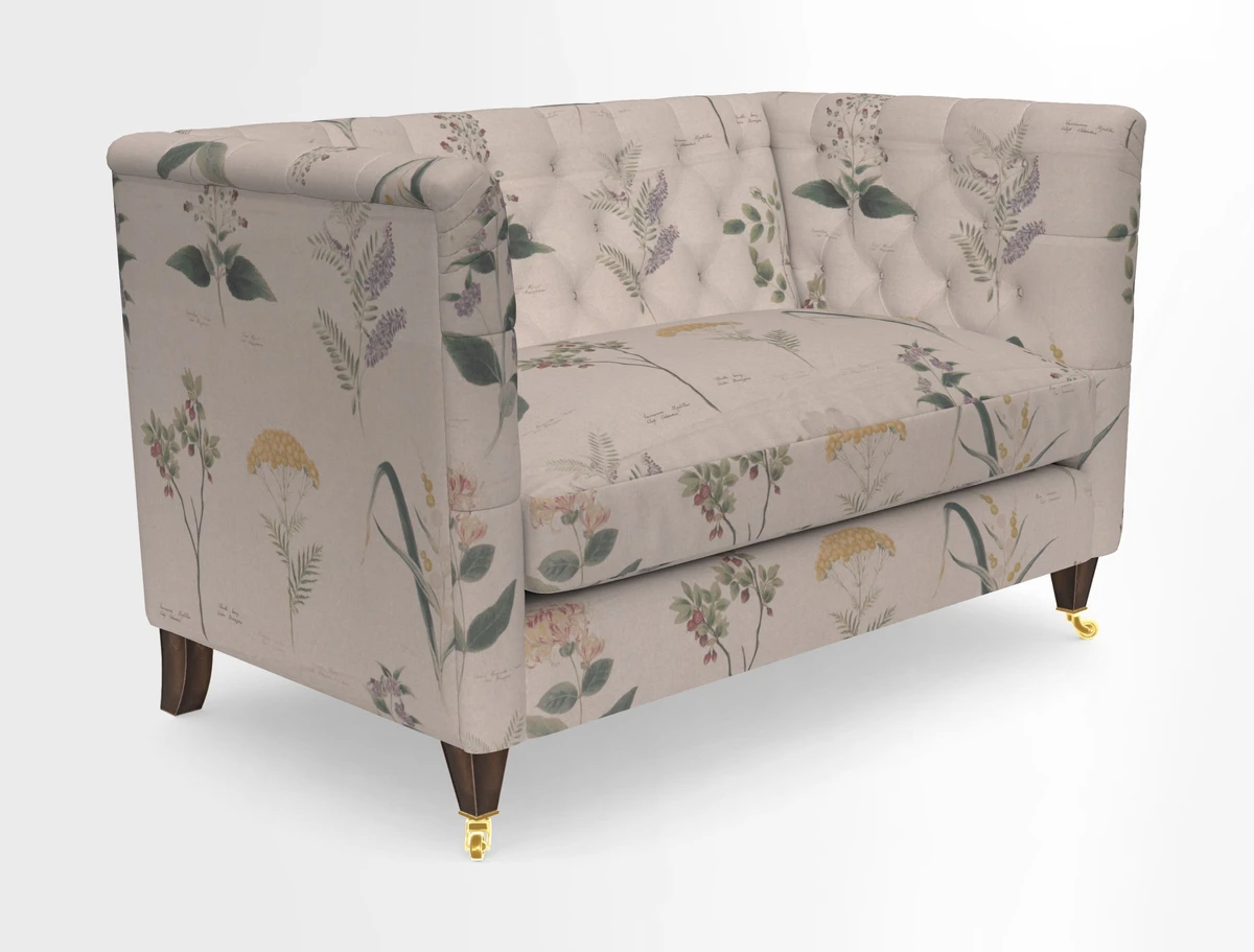 Holt 2 Seater Sofa in Cloth 22 Grand Teton Jade Seat in Cloth 22 Cedar Breaks Jade