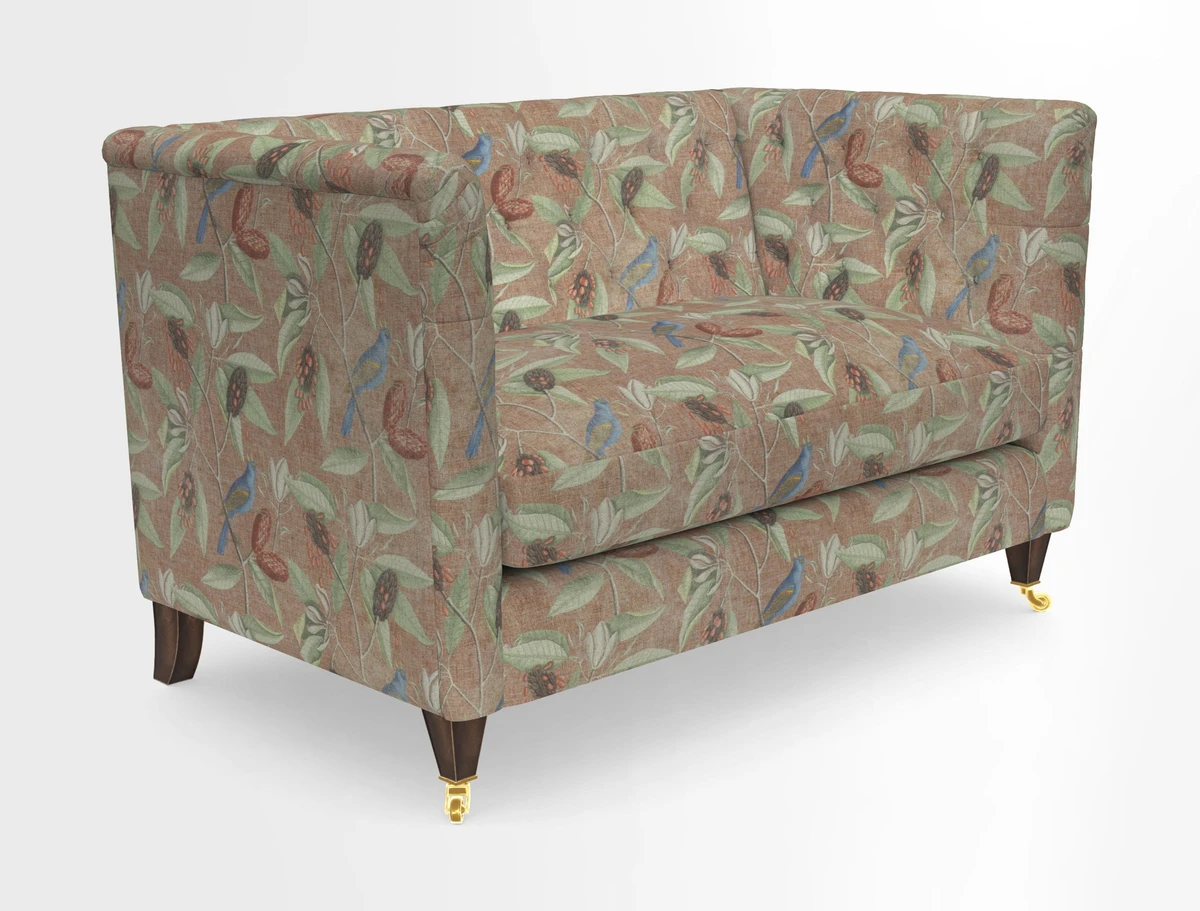 Holt 2 Seater Sofa in Cloth 22 Grand Teton Jade Seat in Cloth 22 Cedar Breaks Jade