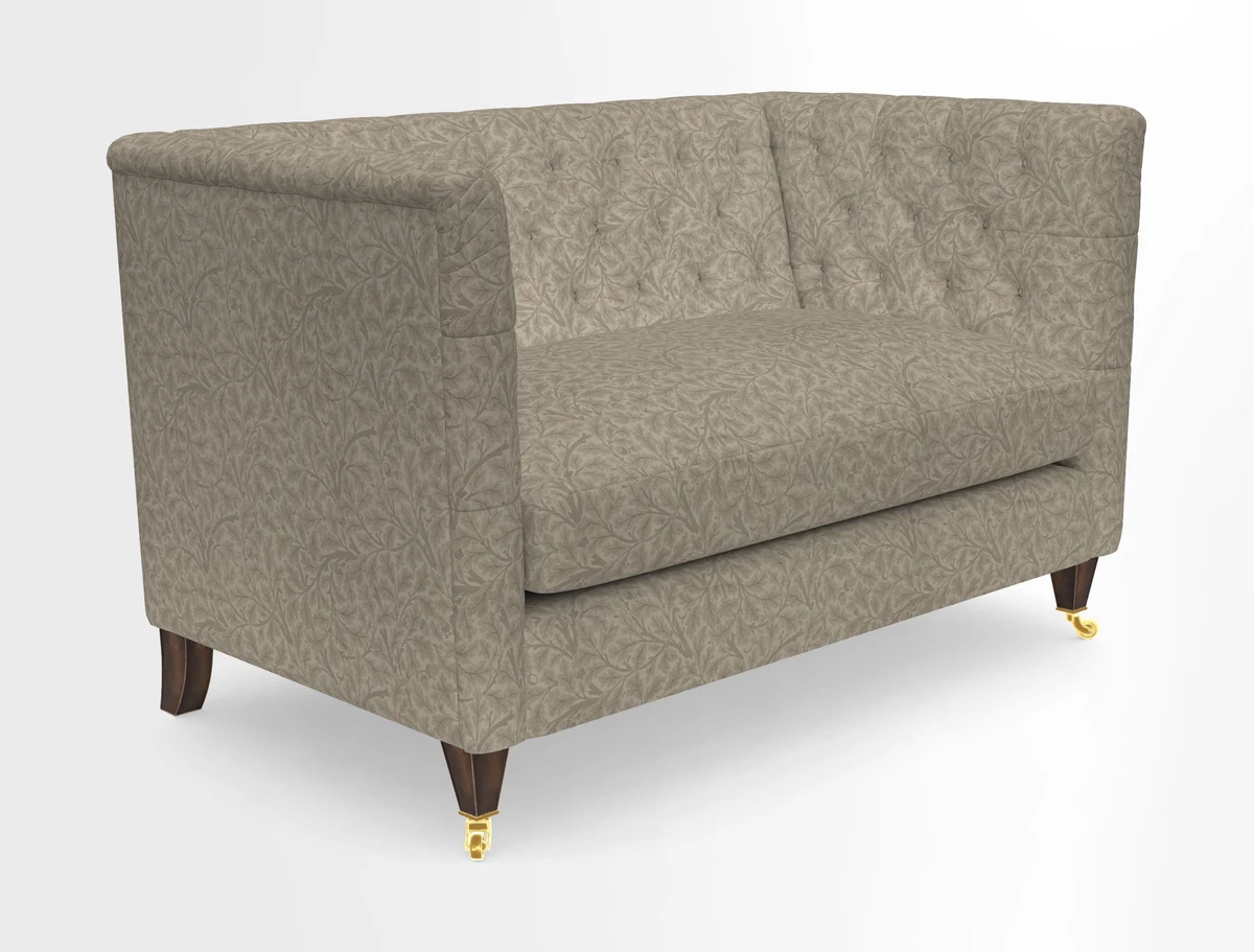 Holt 2 Seater Sofa in Cloth 22 Grand Teton Jade Seat in Cloth 22 Cedar Breaks Jade