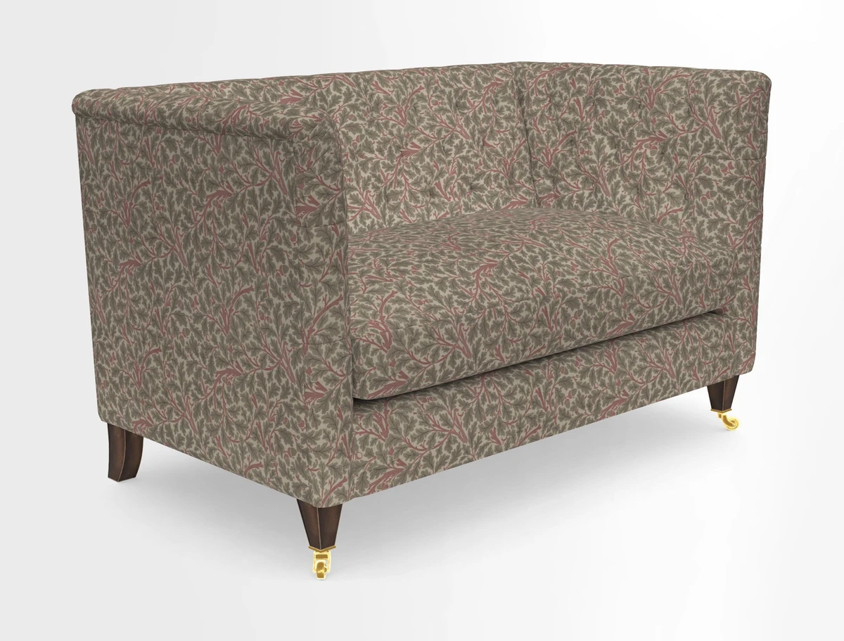 Holt 2 Seater Sofa in Cloth 22 Grand Teton Jade Seat in Cloth 22 Cedar Breaks Jade