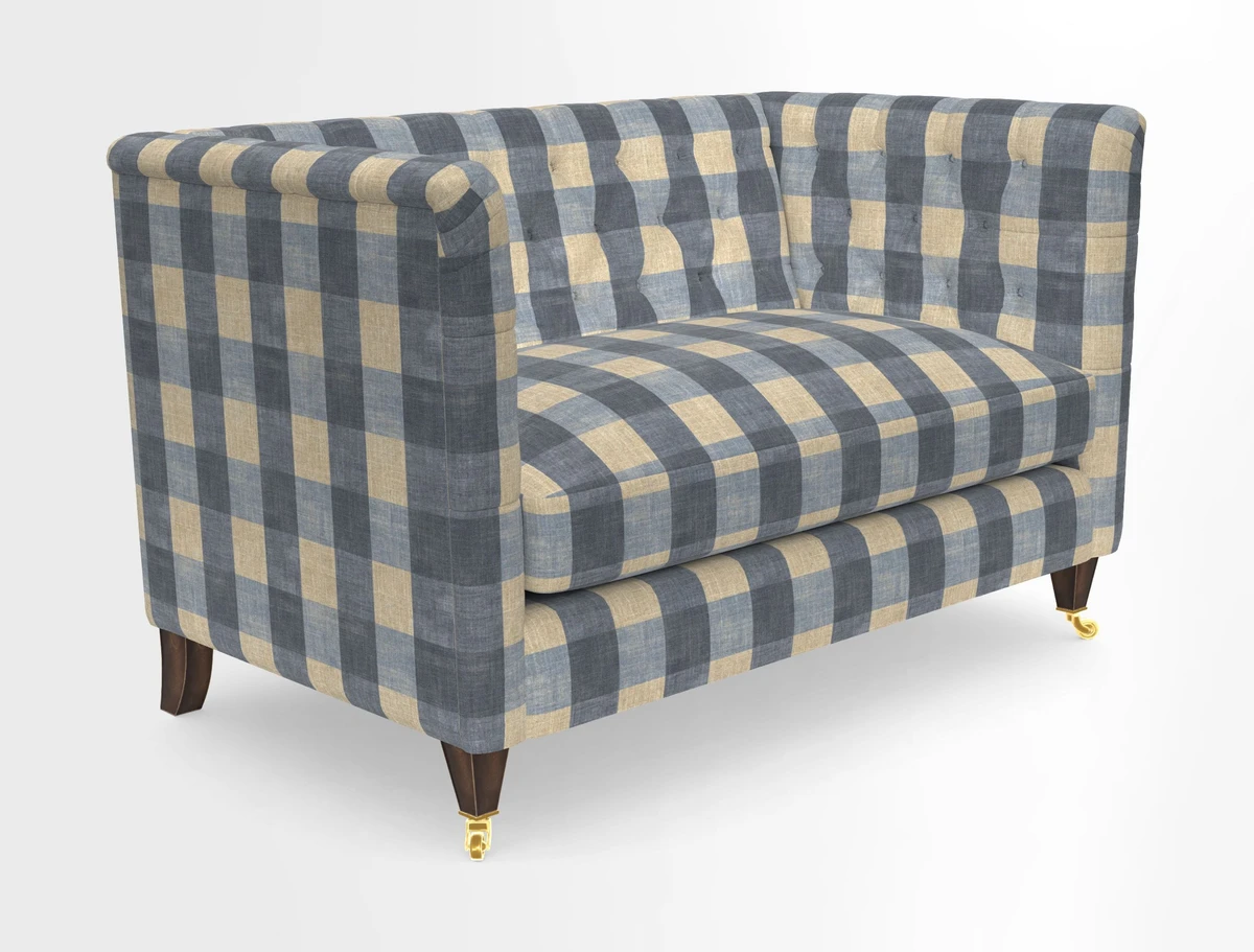 Holt 2 Seater Sofa in Cloth 22 Grand Teton Jade Seat in Cloth 22 Cedar Breaks Jade