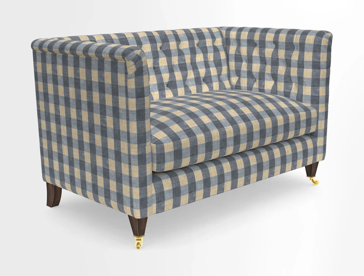 Holt 2 Seater Sofa in Cloth 22 Grand Teton Jade Seat in Cloth 22 Cedar Breaks Jade
