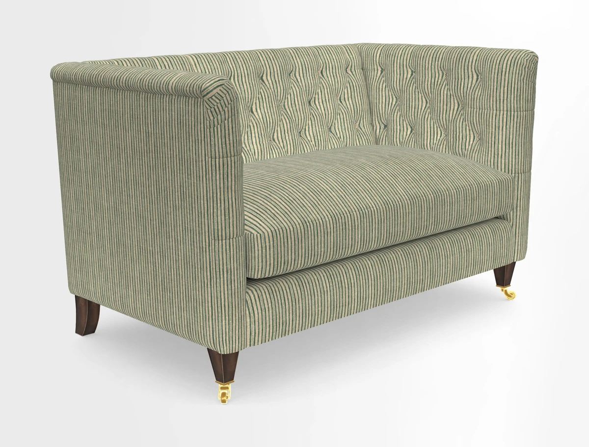 Holt 2 Seater Sofa in Cloth 22 Grand Teton Jade Seat in Cloth 22 Cedar Breaks Jade