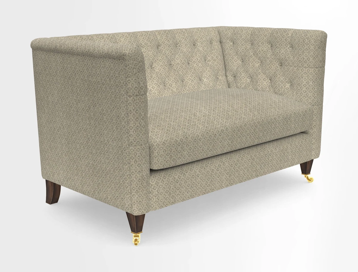 Holt 2 Seater Sofa in Cloth 22 Grand Teton Jade Seat in Cloth 22 Cedar Breaks Jade