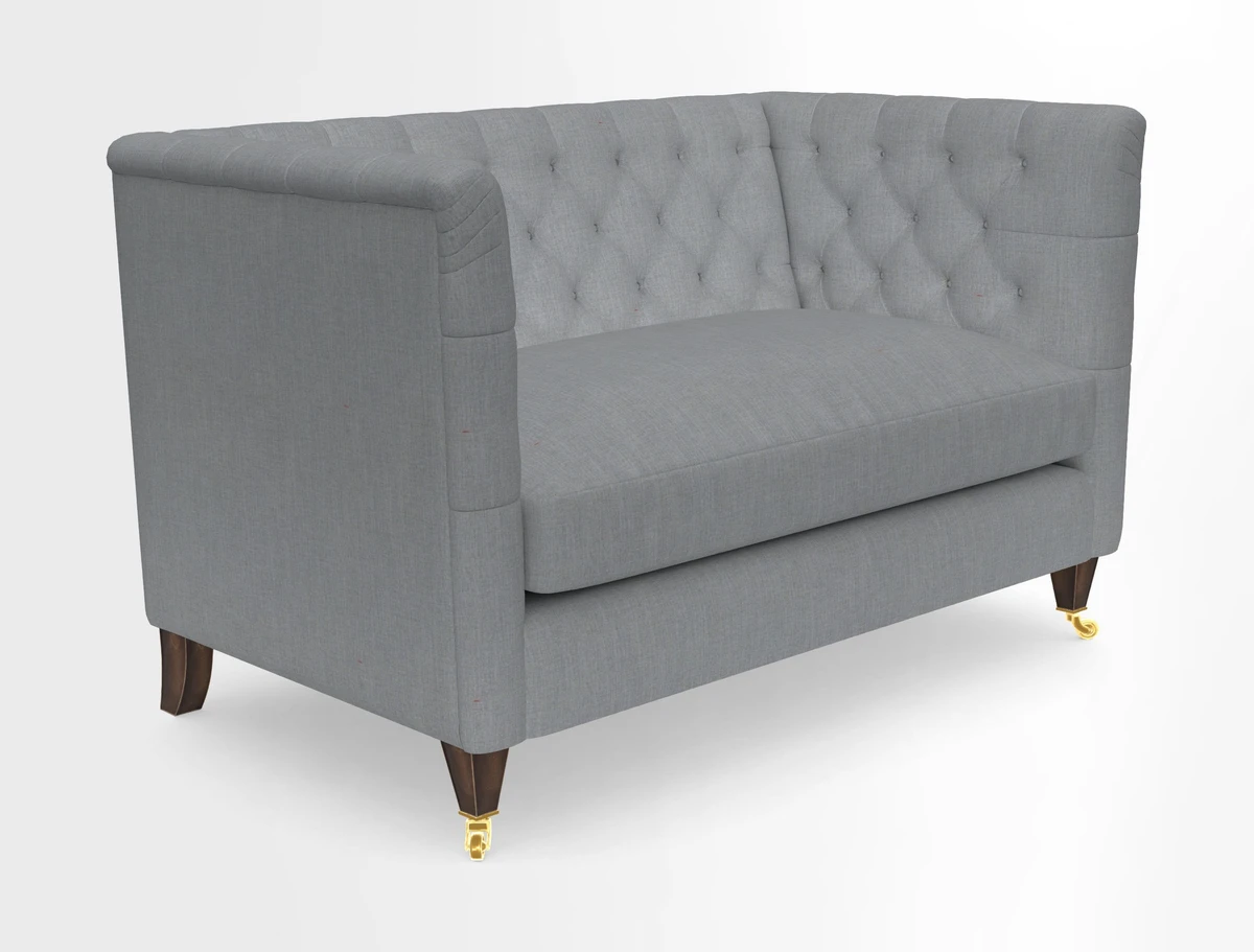 Holt 2 Seater Sofa in Cloth 22 Grand Teton Jade Seat in Cloth 22 Cedar Breaks Jade