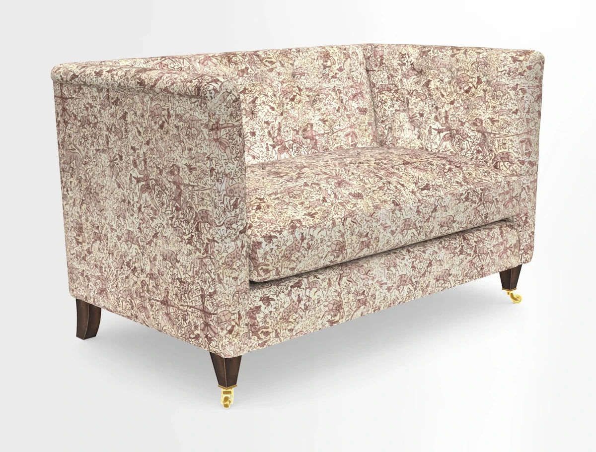 Holt 2 Seater Sofa in Cloth 22 Grand Teton Jade Seat in Cloth 22 Cedar Breaks Jade