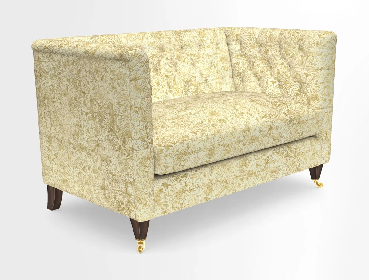 Holt 2 Seater Sofa in Cloth 22 Grand Teton Jade Seat in Cloth 22 Cedar Breaks Jade