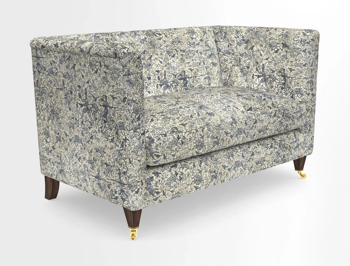 Holt 2 Seater Sofa in Cloth 22 Grand Teton Jade Seat in Cloth 22 Cedar Breaks Jade