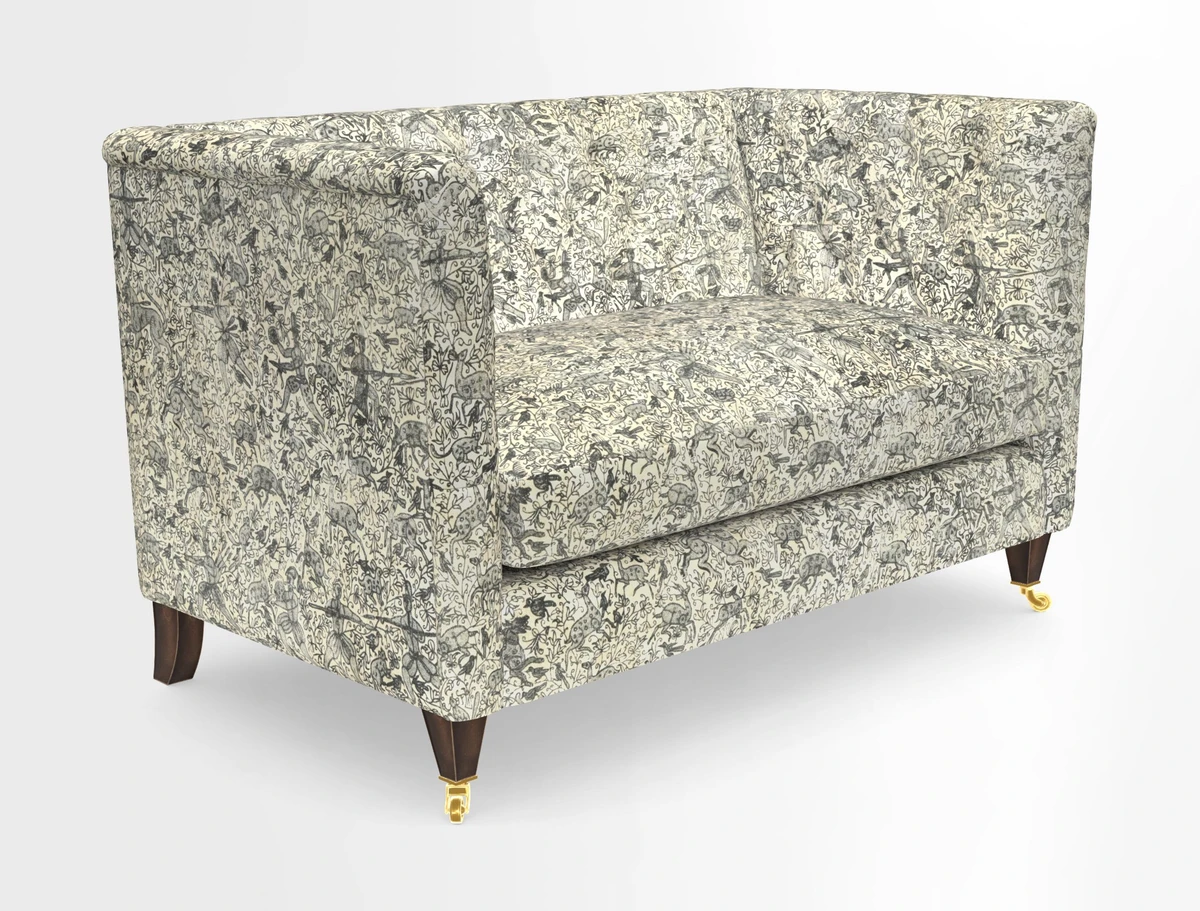 Holt 2 Seater Sofa in Cloth 22 Grand Teton Jade Seat in Cloth 22 Cedar Breaks Jade