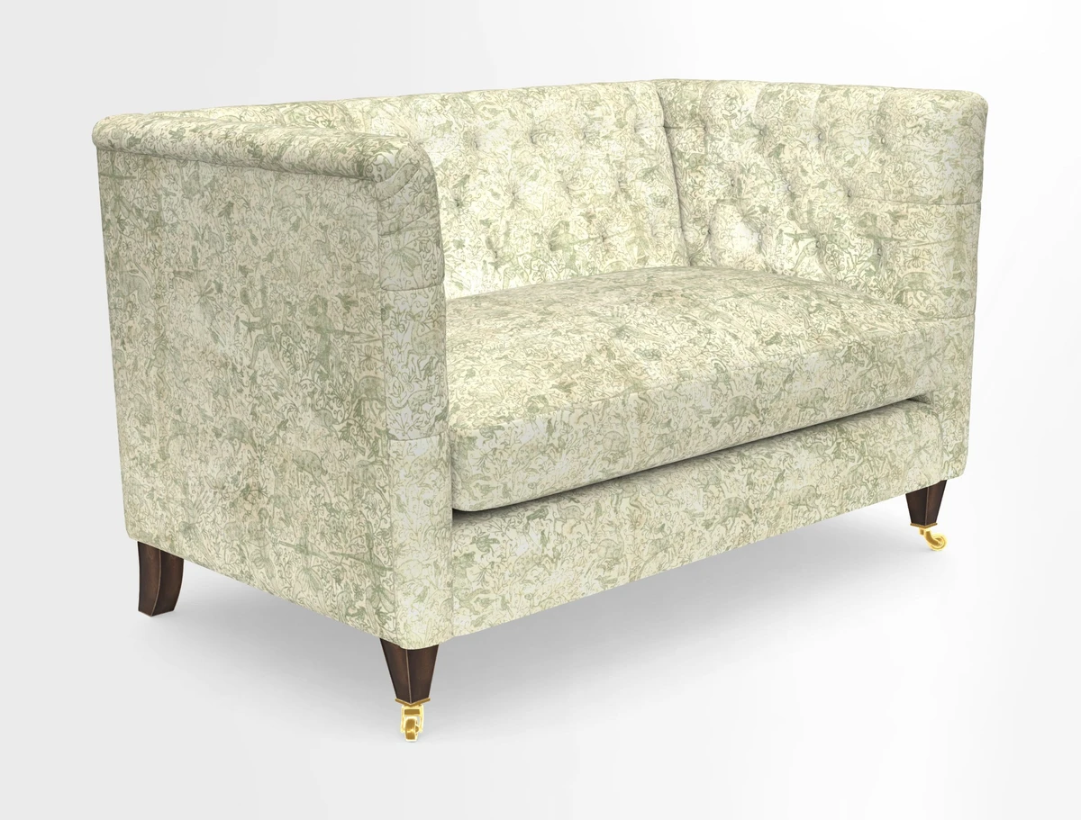 Holt 2 Seater Sofa in Cloth 22 Grand Teton Jade Seat in Cloth 22 Cedar Breaks Jade