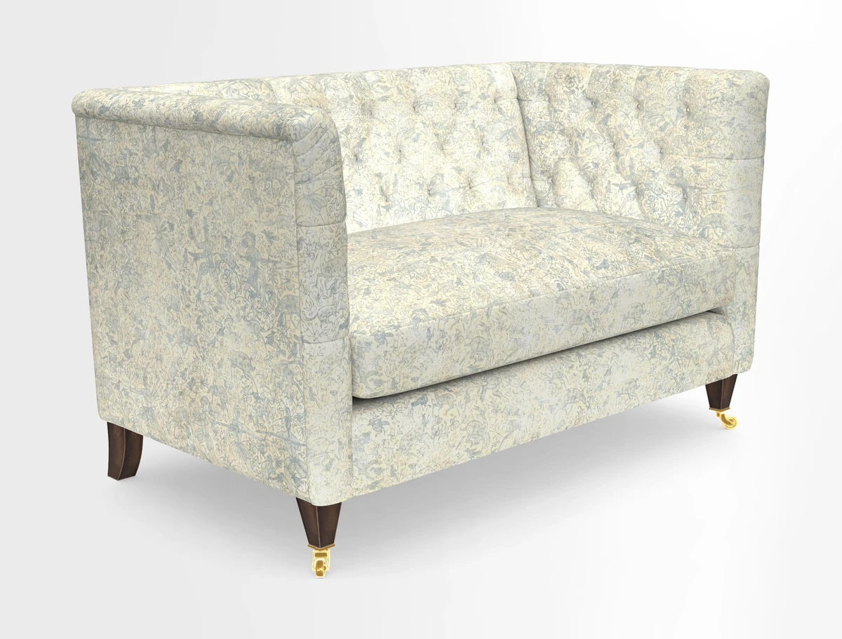 Holt 2 Seater Sofa in Cloth 22 Grand Teton Jade Seat in Cloth 22 Cedar Breaks Jade