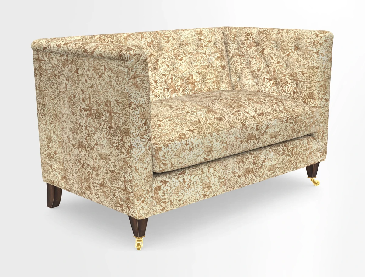 Holt 2 Seater Sofa in Cloth 22 Grand Teton Jade Seat in Cloth 22 Cedar Breaks Jade